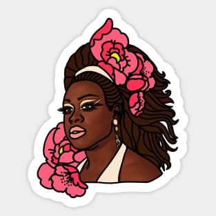 Bob the Drag Queen Flower Vintage Tattoo Sticker